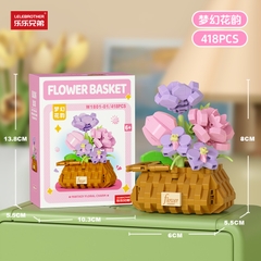 Bộ đồ chơi lắp ghép chậu hoa  418pcs. SKU: LG-W1801-01 ( VAT 001-06-11 ) - K117-T2-S1