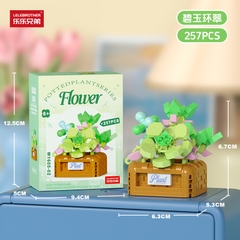 Bộ đồ chơi lắp ghép chậu hoa 257pcs. SKU: LG-W1605-02 ( VAT 001-06-11 ) K125-T2-S2