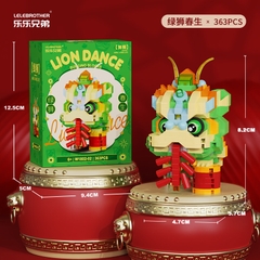 Bộ lắp ghép lân sư tử 363pcs. SKU: LG-W1802-02 ( VAT 001-16-11 ) K134-T2-S10