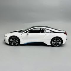 Mô Hình xe bmw i8 trắng tỉ lệ 1:22 Hợp kim có thể mở cửa - bánh sau chạy cót - Dài 21cm - rộng 9cm - cao 5cm - nặng : 800gram - FULL BOX : box màu SKU : oto292 - N3-K8-T3-S4