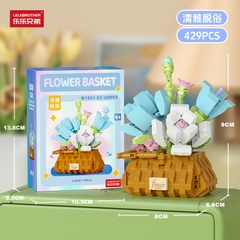 Bộ đồ chơi lắp ghép chậu hoa 429pcs. SKU: LG-W1801-03 ( VAT 001-06-11 ) - K117-T2-S3