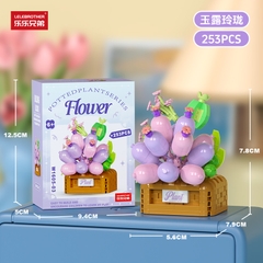 Bộ đồ chơi lắp ghép chậu hoa 253pcs. SKU: LG-W1605-03 ( VAT 001-06-11 ) K125-T2-S3