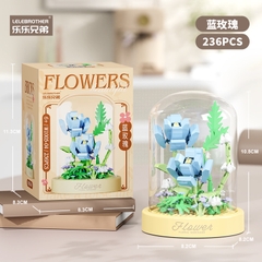 Đồ Chơi Lắp Ghép Lego hoa hồng xanh - Full Box - Sku : LG-W1005-04 ( VAT 001-06-11 ) - K108-T1-S4