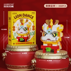 Bộ lắp ghép lân sư tử 356pcs. SKU: LG-W1802-04 ( VAT 001-16-11 ) K134-T2-S12