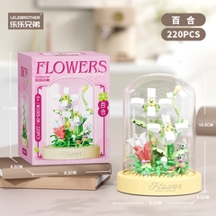 Bộ Đồ Chơi Lắp Ghép Hoa Ly 220pcs. SKU: LG-W1005-08 ( VAT 001-06-11 ) - K108-T2-S2