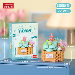 Bộ đồ chơi lắp ghép chậu hoa 221pcs. SKU: LG-W1605-09 ( VAT 001-06-11 ) K125-T2-S9