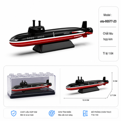 Mô Hình Tàu Ngầm tỉ lệ 1:64 chất liệu hợp kim - SKU : oto-95577-23 - ( VAT : 103-05-20 )
