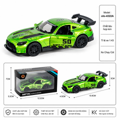 Mô Hình xe Oto đua hợp kim , tỉ lệ 1:43 - Dài 10.8cm - rộng 4.5cm - cao 3cm - SKU : oto-4322A - ( Vat : 003-01-20 )