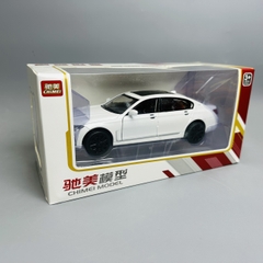 Mô Hình xe bmw trắng tỉ lệ 1:24 Hợp kim có thể mở cửa - bánh sau chạy cót - Dài 22cm - rộng 9cm - cao 6cm - nặng : 1200gram - FULL BOX : box màu SKU : oto291 - N3-K7-T1-S3