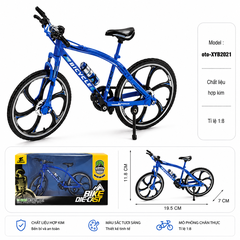 Mô Hình xe đạp địa hình 1:8 Hợp kim - Dài 19.5cm - rộng 6cm - cao 11.5cm - nặng ~ 500gram - FULL BOX : box màu SKU : XYB2021 - (VAT: 103-04-60)