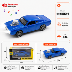 Xe thể thao nhiều kiểu dáng ( Có Đèn , Có Nhạc ) . Chất liệu hợp kim , tỉ lệ 1:36 - SKU : oto-HN3630-1 - ( VAT : 103-01-35 )