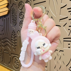 Móc Khóa baby cry màu hồng - Dây móc dài : 10cm - Mô Hình Cao : 6cm - Nặng : 50gram - No Box : bọc túi OPP - SKU: moc254a - (Vat: MK001) - K76-T2-S8