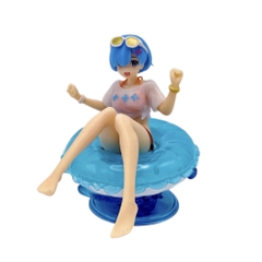 Mô Hình RE:ZERO Rem ngồi phao - Cao 10.5cm - nặng 150Gram - Figure RE:ZERO - Có hộp màu - K20-T3-S9