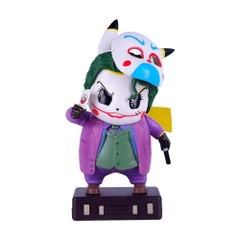 Mô hinh Pikachu Cosplay Joker  . Cao 14cm , nặng 220gram - No Box - K9-T2-S11