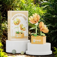 Combo 2 bộ  Lắp Ghép Lego Hoa đào - 187 hạt - Full Box - Sku : LG-W1604-07 - ( VAT 001-C2-11 ) - K126-T2-S7