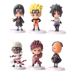 Mô hình Naruto Bộ 6 các nhân vật Naruto - Cao7cm  - nặng 300gram - Figure Naruto - No Box K4-T2-S9