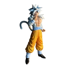 Mô Hình Songoku SSJ4 Tóc Trắng dáng đứng - Cao 30cm - Nặng 700gram - Box màu - Figure anime Dragon ball N1-ST16