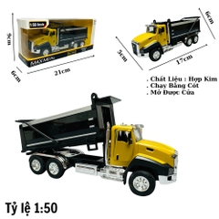 Mô Hình Xe Tải tỉ lệ 1:50 Hợp kim có thể mở cửa - bánh sau chạy cót - Dài 17cm - rộng 5cm - cao 6cm - nặng : 200gram - FULL BOX : box màu SKU : oto117 n3-k10-t2-s3
