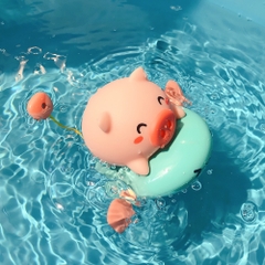 Đồ Chơi Nhà Tắm Lợn Bay - Dài 12.5cm - Rộng 11cm - Nặng : 200gram - No Box -( VAT :G873-77 )- K75-T2-S4