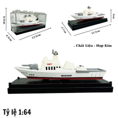 Mô Hình Tàu Hải Quân tỉ lệ 1:64 chất liệu hợp kim - SKU : oto-YM905238 ( VAT : 003-05-20 ) T1.  K1-T3-S1,2,3,4