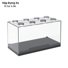 Hộp Meca Trưng Bày Mô Hình Oto , Tỉ Lệ 1:36– Cao 9.3cm , Dài 15.5cm , Rộng 7.8cm – Kệ Trưng Bày Trong Suốt Sang Trọng
