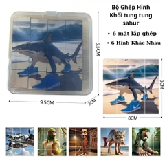 Đồ chơi khối gạch từ tính - tung tung sahur . Dài 8cm - cao 8cm - nặng : 100gram - Hộp Nhựa . SKU : ht55 - ( VAT : LG001 ) - K80-T1-S10