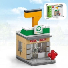 Đồ Chơi Lắp Ghép Lego Cửa hàng tiện lợi - 108 hạt - Full Box - Sku : LG-8974-2 ( VAT 001-11-11 ) - K128-T1-S2,S9