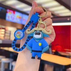 Móc Khóa Chief Bogo Zootopia - Dài 8cm , Rộng 4.5cm - Nặng 50gram - SKU: moc290a - (Vat: 88223-7) - K77-T3-S2