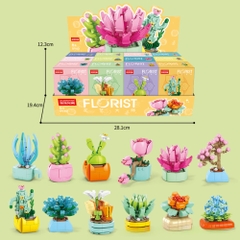 (Giá 1 Hộp - Set 12 Hộp - Đặt Số Lượng 12) - Bộ  lắp ghép Hoa. SKU: LG-8940 - (VAT 001-06-11) - K130-T1-S13