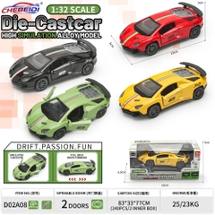 Mô Hình Xe oto Đua Vạch Kẻ Giữa 4 màu , tỉ lệ 1:36 - Dài 12cm - rộng 5cm - cao 3cm - SKU : oto-YM987532 ( VAT 003-01-20 )