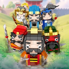 ( Giá 1 con - Bộ 12 con - Đặt Số Lượng 12 )Bộ lắp ghép nhân vật Tam Quốc Chí 1361pcs. SKU: LG-9210 (VAT 001-17-11) - K97-T2-S10