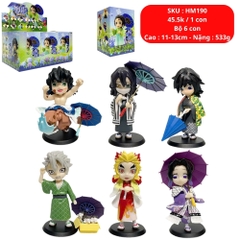 ( Giá 1 con - Bộ 6 con - Đặt Số Lượng 6 ) - Bộ 6 nhân vật Thanh Gươm Diệt Quỷ - SKU : hm190 - (VAT : G873-84)