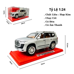 Mô Hình Xe Xám tỉ lệ 1:24 Hợp kim có thể mở cửa - Âm thanh Đèn - Dài 22cm - rộng 10cm - cao 9.3cm - nặng : 800gram - FULL BOX : box màu SKU : oto473k - K55-T3-S7