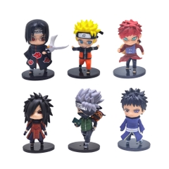Mô hình Naruto Bộ 6 các nhân vật Naruto - Cao 10cm - nặng 400gram - Figure Naruto - No Box - K3-T2-S9