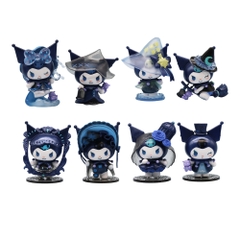 Hàng Cao Cấp - Mô hình kuromi Bộ 8 Melody Gemini Pudding Dog Cinnamon Dog Kuromi có đế - cao 7.5 - 9cm - Nặng 500gram - box màu - K28-T1-S6
