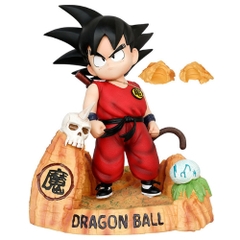 Hàng Cao cấp . Mô Hình Dragon ball Goku dáng đứng siêu ngầu . Cao 44cm , rộng 37cm , ngang 36.5cm . nặng 3kg5 - K6-T4-S8