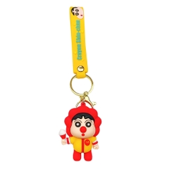 móc khóa shin cosplay chú hề - dây dài 11cm mô hình cao 6cm - nặng : 50gram - no box N3-T3