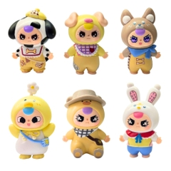 Mô Hình bộ 6 Nhân Vật Baby there siêu dễ thương - Cao : 8-9cm - Nặng 332gram - No Box - K23-T2-S3