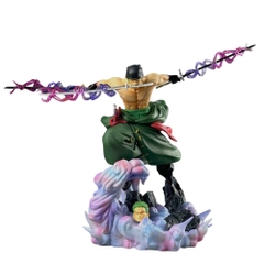Mô Hình OnePiece zoro Chiến Đấu Siêu Ngầu Cao : 23.5cm nặng : 1000gram - One Piece - Hộp Màu K17-T4-S7