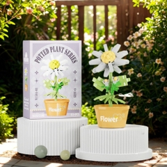 Combo 3 bộ Lắp Ghép Lego hoa cúc Hina - 91 hạt - Full Box - Sku : LG-W1504-08 - (VAT 001-C3-11) - K115-T2-S8