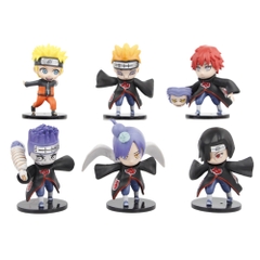 Hàng Cao Cấp - Mô hình Naruto Bộ 6 các nhân vật Naruto Bản B - Cao 9 - 10cm - nặng 100gram - Figure Naruto - No Box - N3-K38-T2-S2