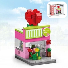 Đồ Chơi Lắp Ghép Lego Cửa hàng hoa - 105 hạt - Full Box - Sku : LG-8974-3 ( VAT 001-11-11 ) - K128-T1-S3