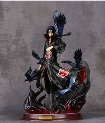 Mô hình Itachi Akatsuki đế Hắc Hỏa  - Cao 29cm - Naruto - Có Hộp Đẹp - N4-K5