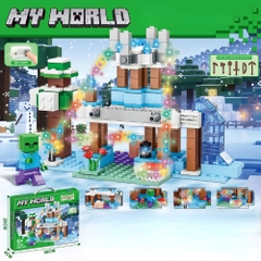Đồ Chơi Lắp Ghép Lego My world minecraft - 220 hạt - Full Box - Sku : LG-44-04