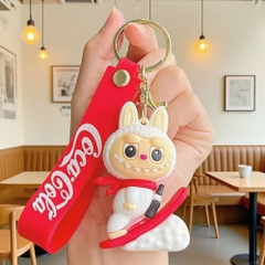 Móc Khóa labubu trượt tuyết - Dây móc dài : 10cm - Mô Hình Cao : 6cm - Nặng : 50gram - No Box : bọc túi OPP K76-T6-S6