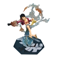 ( Hàng Đẹp) Mô hình Luffy gear 2 haki hàng đẹp đế có chữ - Bộ Fzero - ONE PIECE - No Box - F - 14