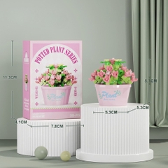 Combo 3 bộ lắp ghép chậu hoa - 108 hạt - Full Box - Sku : LG-W1503-05 ( VAT 001-C3-11 ) - K116-T2-S5
