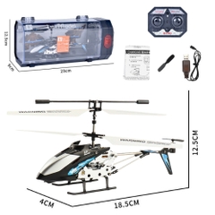 Đồ Chơi Máy Bay Điều Khiển Từ Xa Màu Đen - Có Điều Khiển - Dài 12.5cm - rộng 4cm - cao 18.5cm - nặng : 2kg - FULL BOX . SKU : oto520b - LS-220 - K52-T5-S9