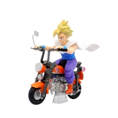 Mô Hình DragonBall gohan lái xe máy cao 12cm nặng 300g , Figure DragonBall - Hộp Màu - N1-K8-T3-S1