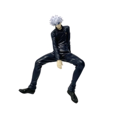MÔ HÌNH Jujutsu Kaisen GOJOU SATORU đeo kính Dáng ngồi - Cao 13cm - nặng 120gram - Box màu : bọc túi OPP - Figure anime Jujutsu Kaisen - N1-K39-T2-S1